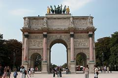 
Paris Arc de Triomphe du Carrousel was built between 1806 and 1808 to commemorate Napoleon's military victories
